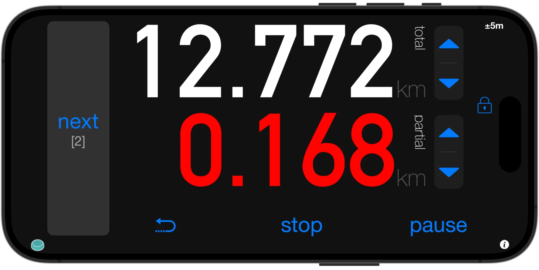 3pMaster - Tripmaster Odometer App for Off-Road for iPad and iPhone Dark Mode